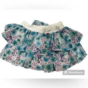 Disney frozen floral layered skirt‎